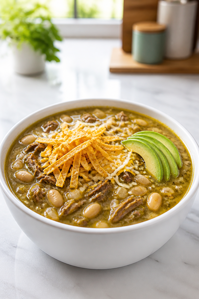 Slow Cooker Beef Enchilada Soup Verde Slow Cooker Beef Enchilada Soup Verde