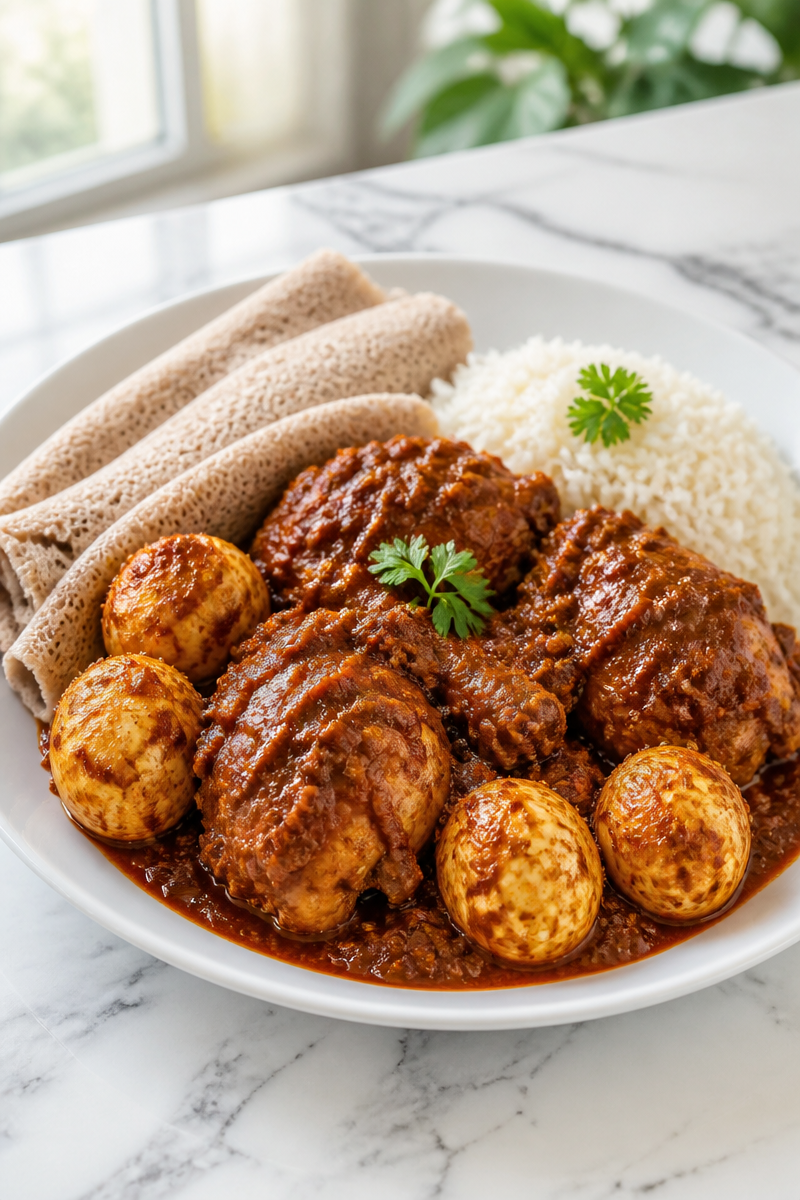 Slow Cooker Chicken Doro Wat Ethiopian