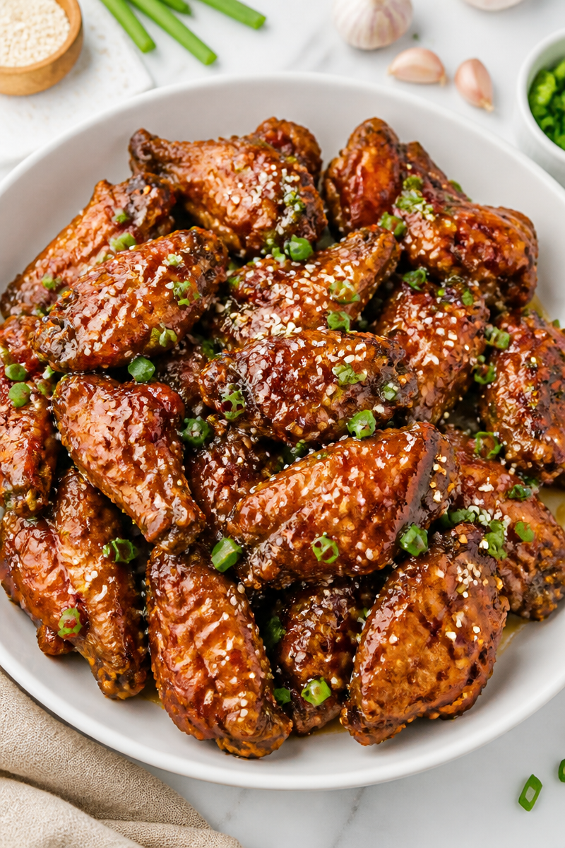Slow Cooker Chicken Wing Honey Garlic