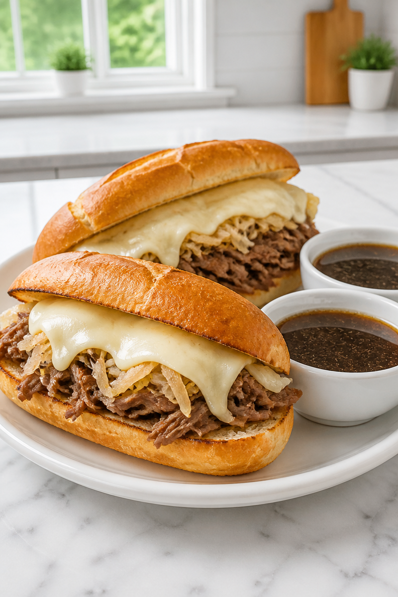 Slow Cooker French Dip Kraut Sandwich Slow Cooker French Dip Kraut Sandwich
