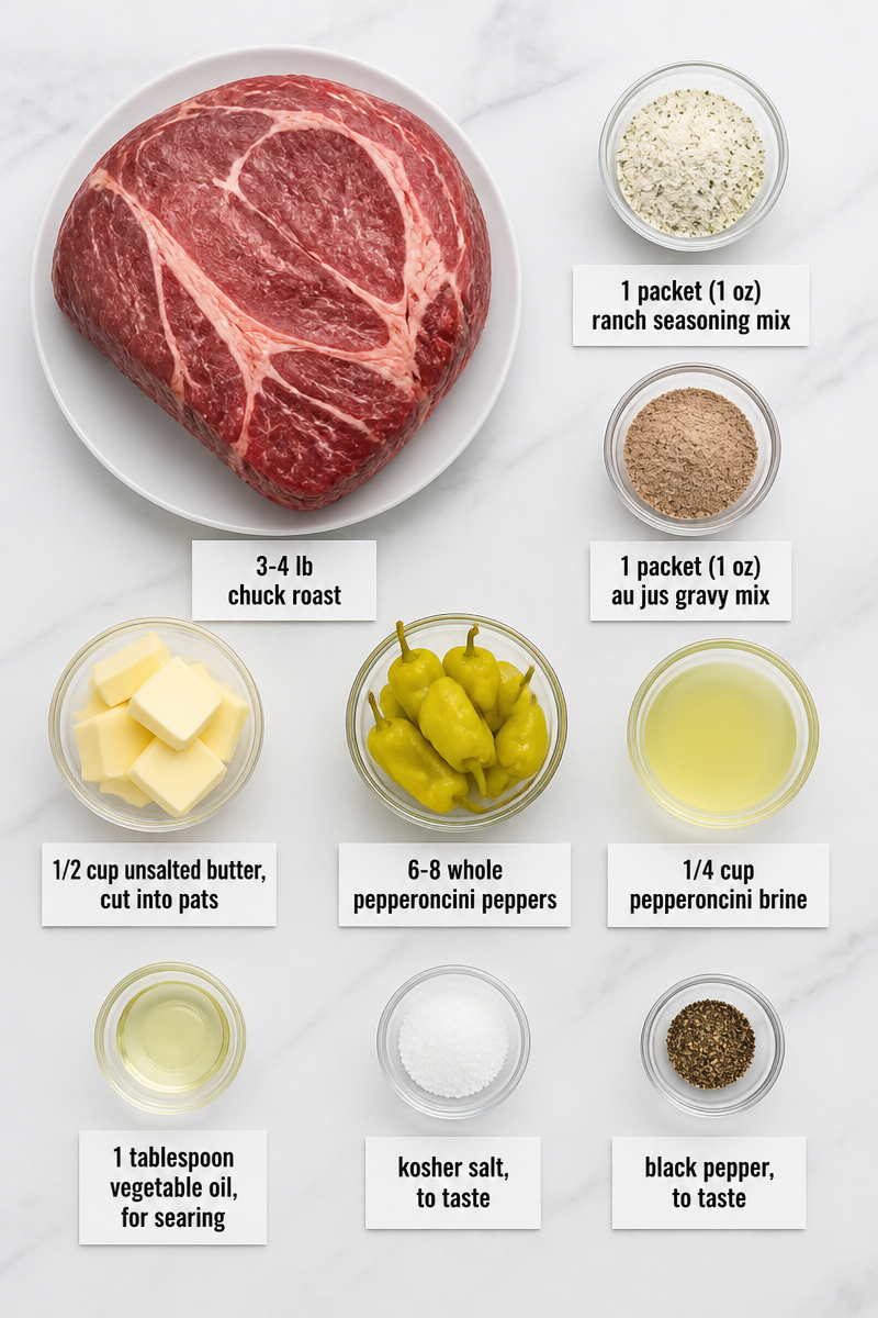 Slow Cooker Mississippi Pot Roast Slow Cooker Mississippi Pot Roast