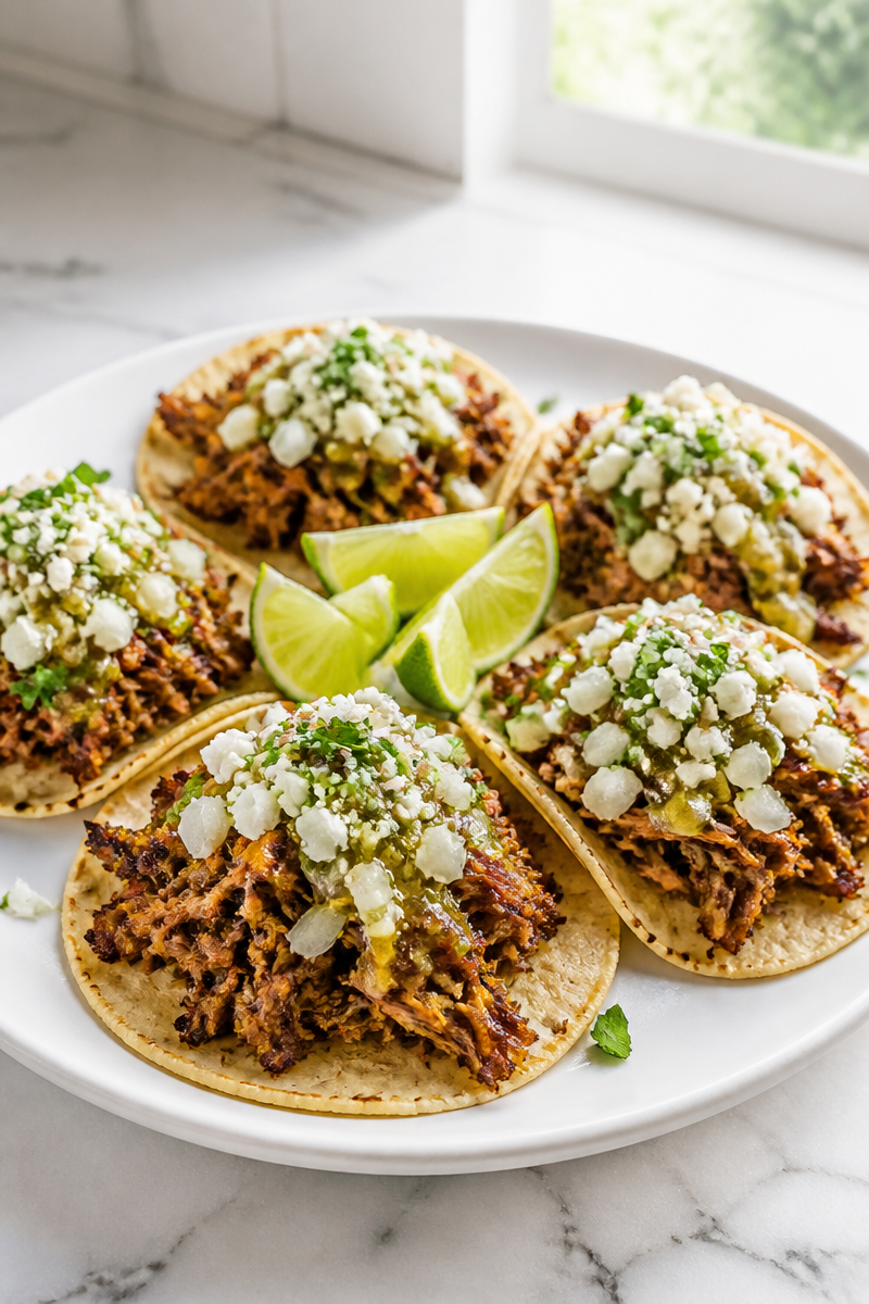 Slow Cooker Pork Carnitas Taco Slow Cooker Pork Carnitas Taco