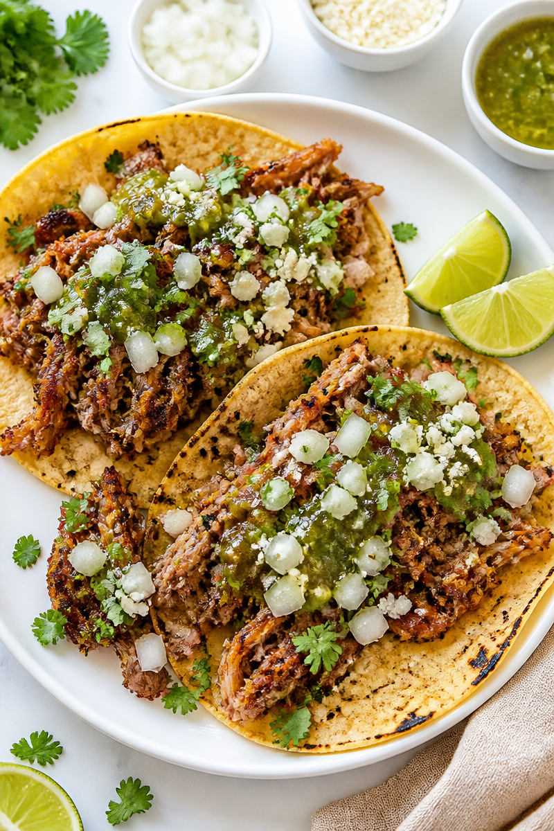 Slow Cooker Pork Carnitas Taco Slow Cooker Pork Carnitas Taco