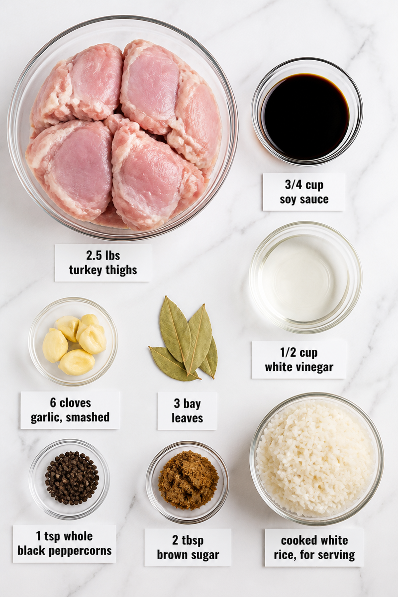 Slow Cooker Turkey Adobo Filipino Style Slow Cooker Turkey Adobo Filipino Style