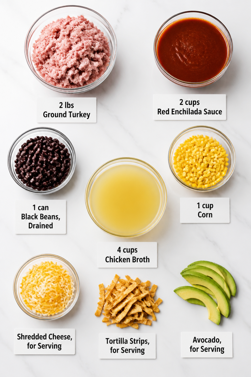 Slow Cooker Turkey Enchilada Soup Bowl Slow Cooker Turkey Enchilada Soup Bowl