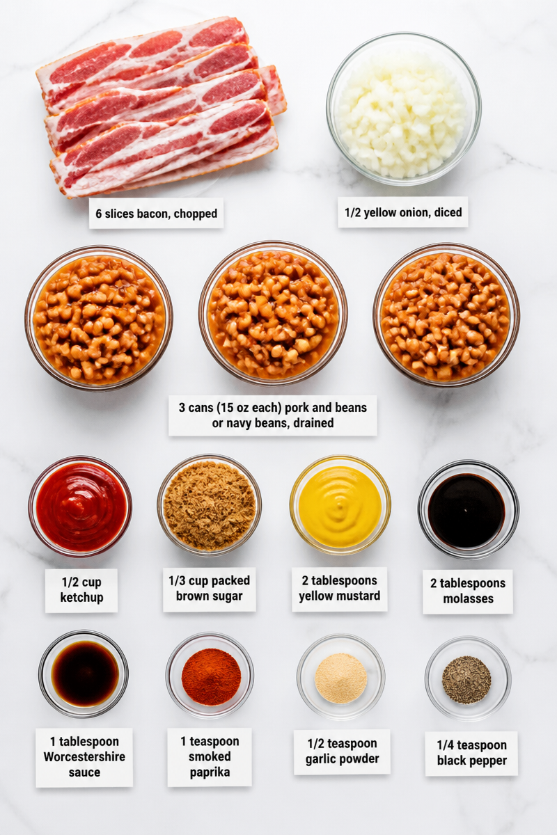 Smoky BBQ Baked Bean Casserole