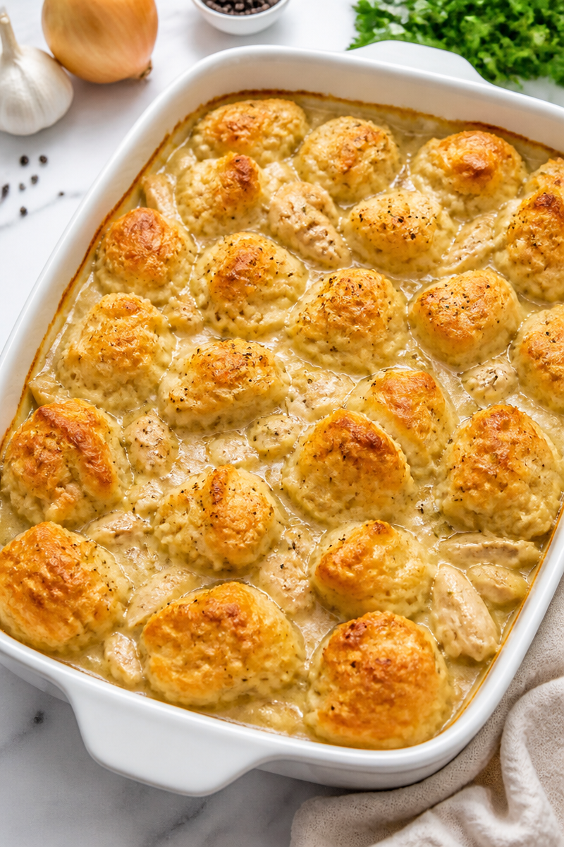 Southern Chicken And Dumpling Casserole Southern Chicken And Dumpling Casserole