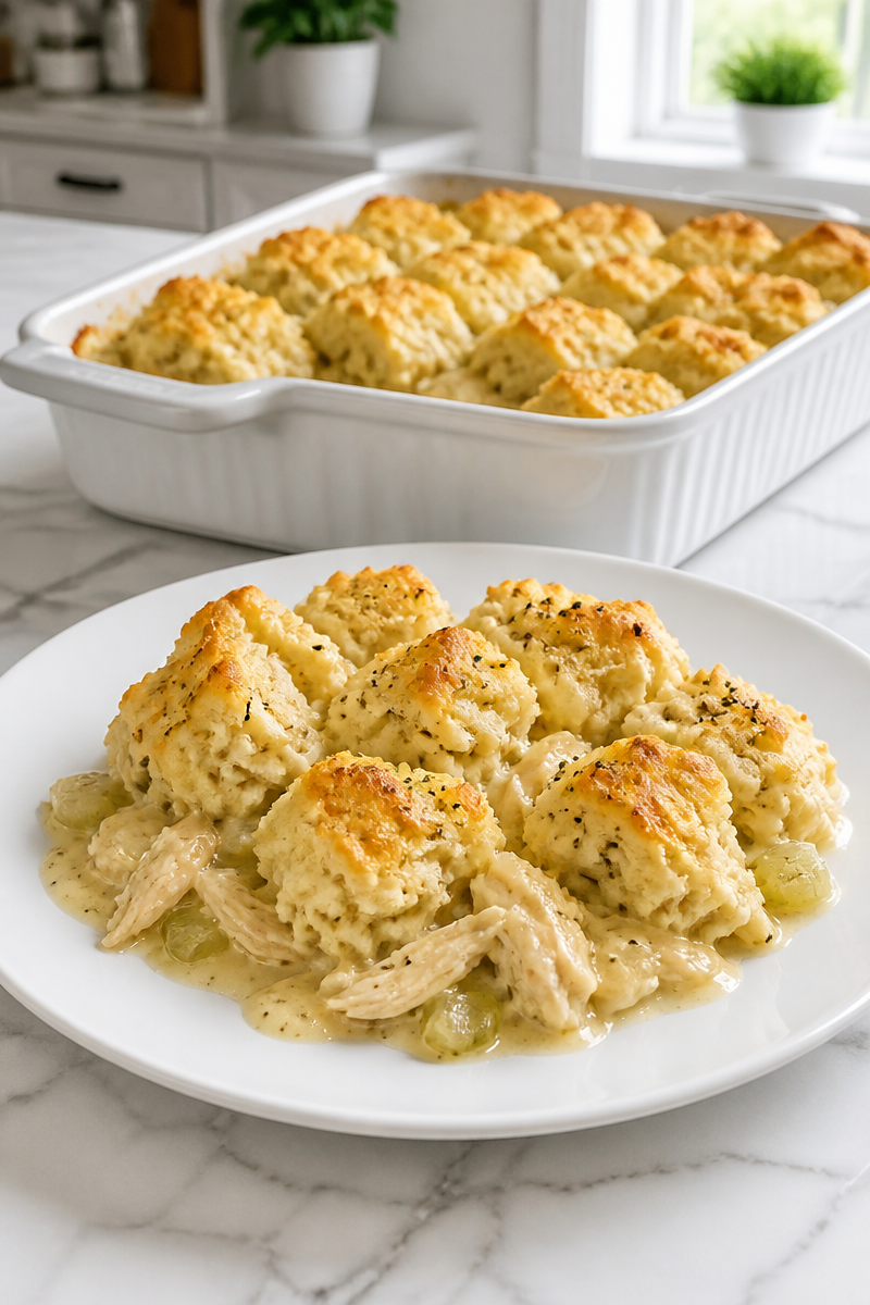 Southern Chicken And Dumpling Casserole