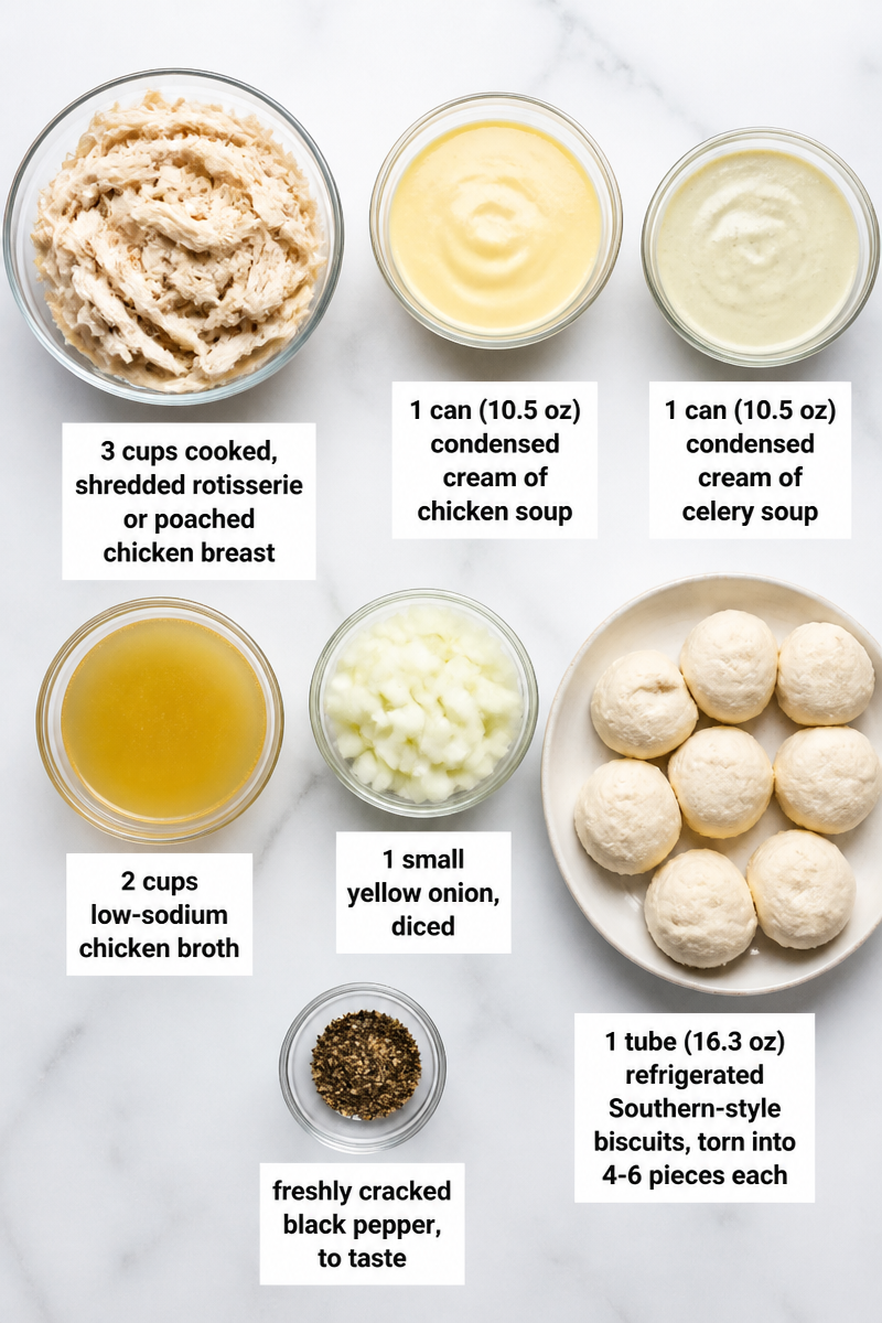 Southern Chicken And Dumpling Casserole Southern Chicken And Dumpling Casserole