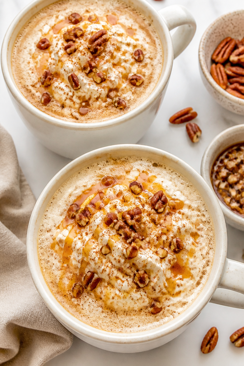 Spiced Pecan Praline Coffee Latte