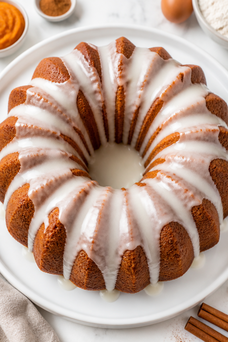Spiced Pumpkin Halloween Bundt Cake Spiced Pumpkin Halloween Bundt Cake