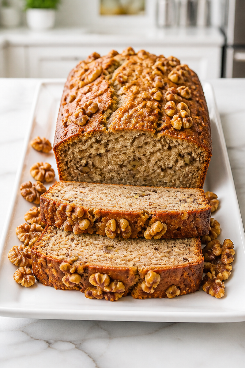 Toasted Walnut Banana Bread Loaf