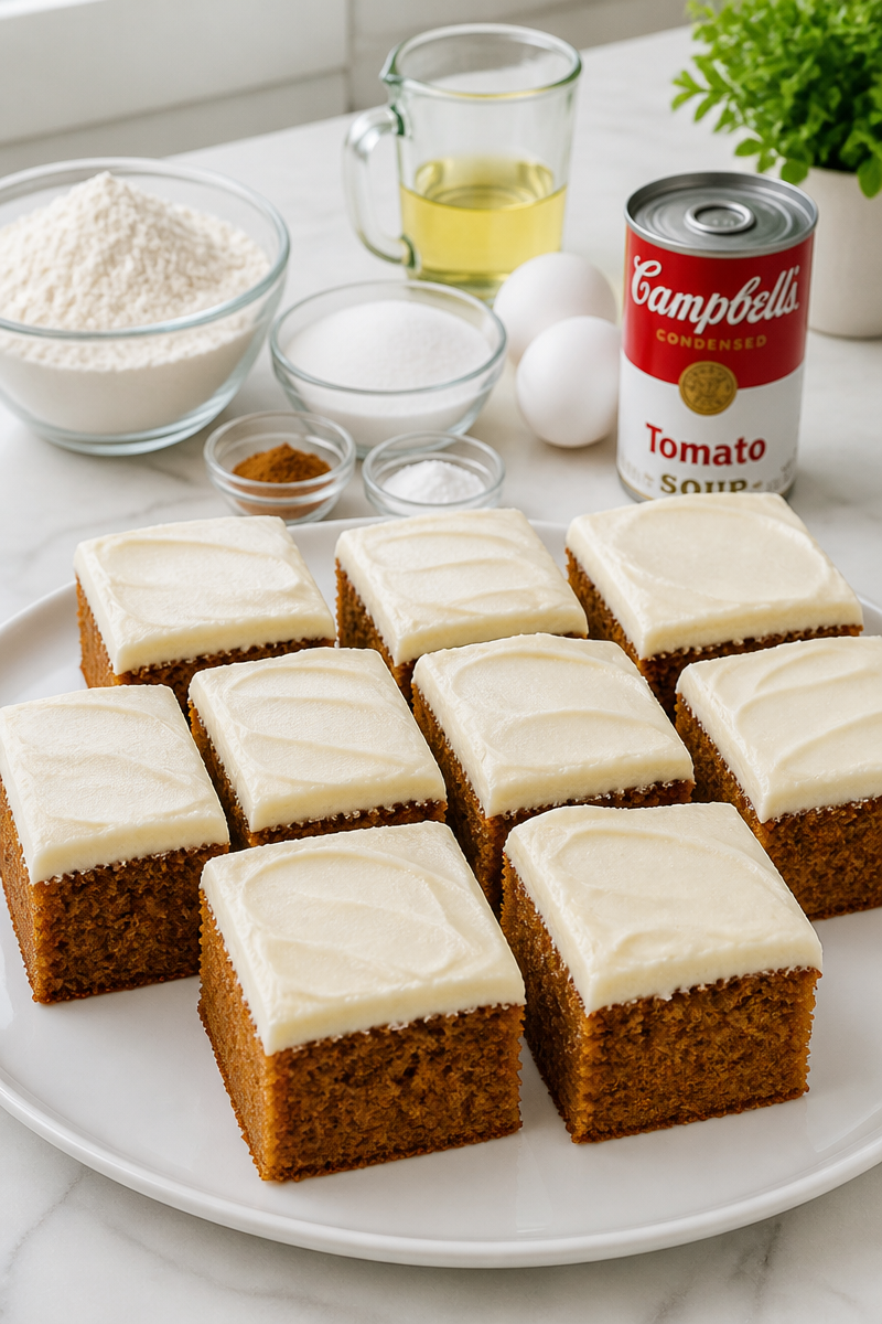 Vintage Tomato Soup Spice Cake Vintage Tomato Soup Spice Cake