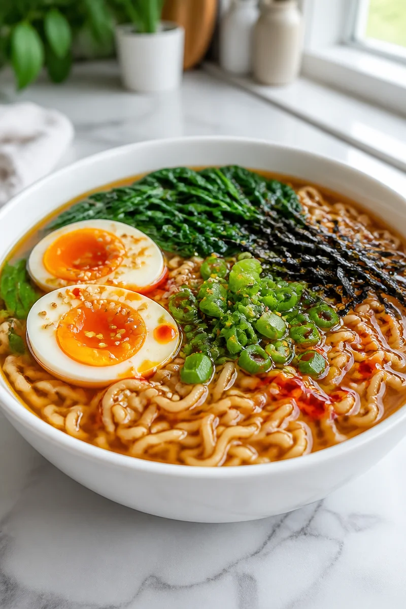 Delicious ramen bowl for National Noodle Day celebration