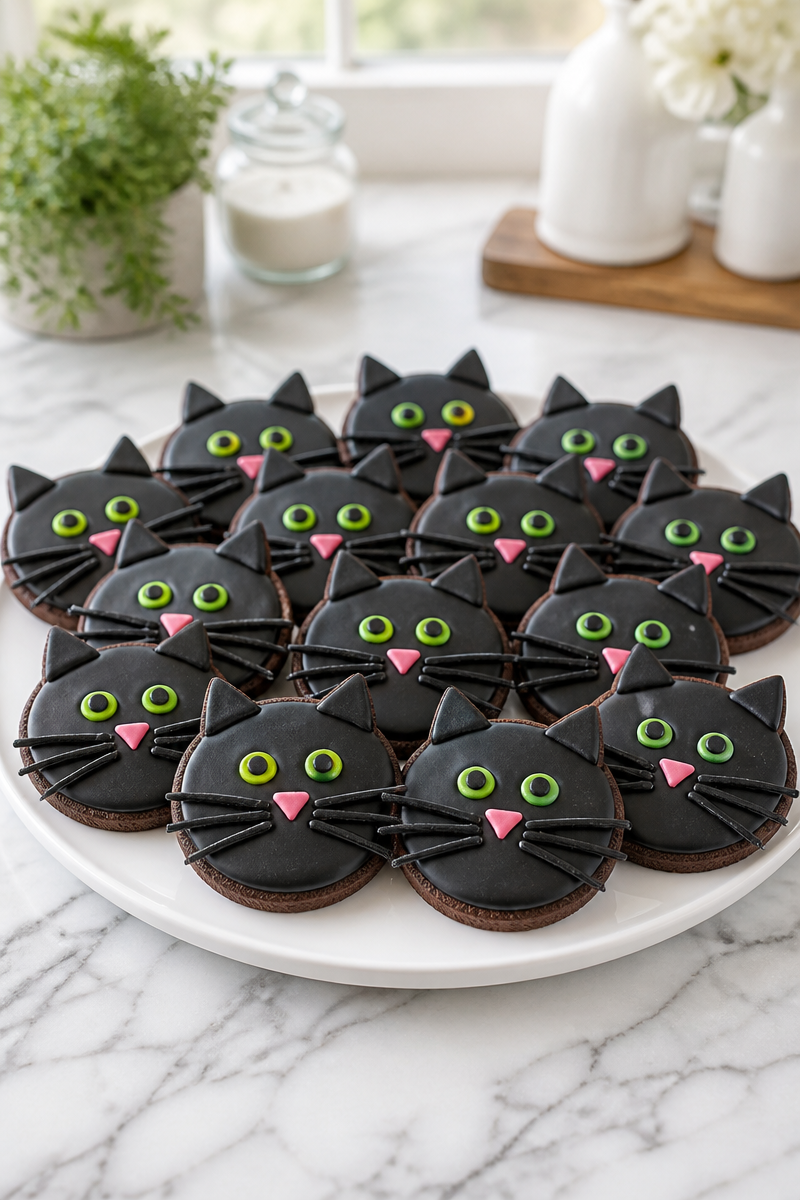 Black Cat Licorice Whisker Cookie Black Cat Licorice Whisker Cookie