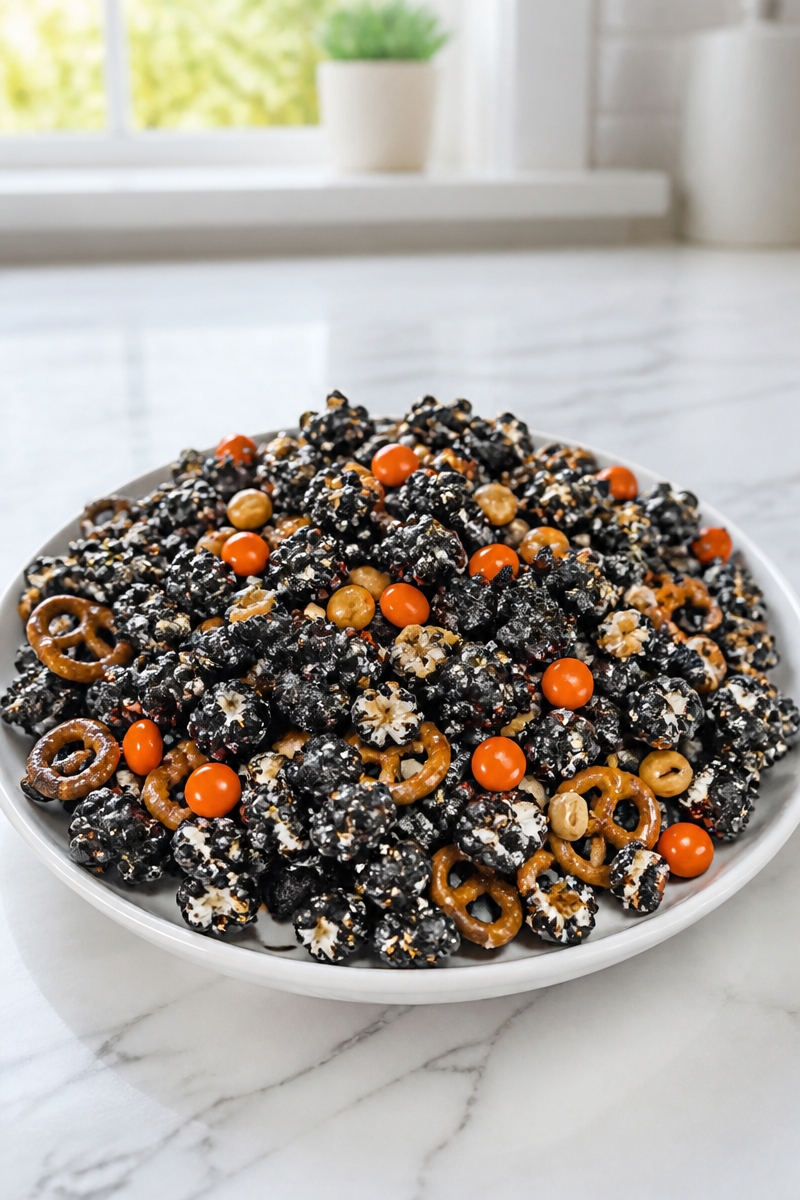 Black Cat Popcorn Crunch Mix