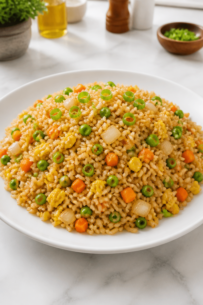 Budget Friendly Vegetable Fried Rice