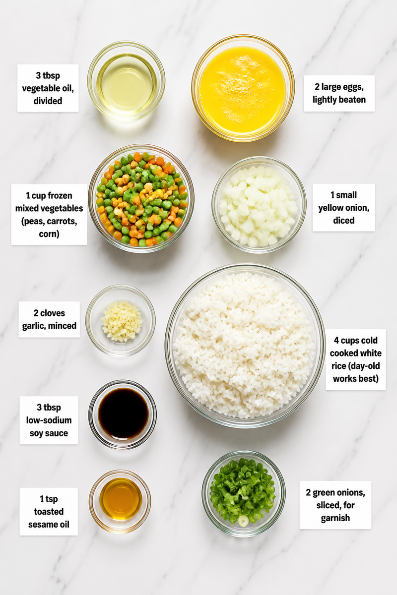 Budget Friendly Vegetable Fried Rice