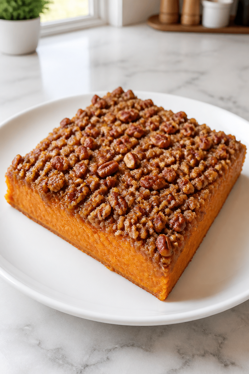 Candied Sweet Potato Praline Casserole Candied Sweet Potato Praline Casserole