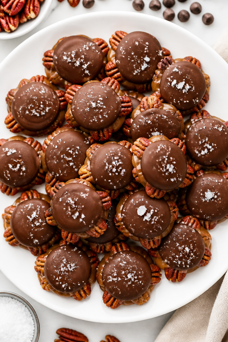Christmas Caramel Pecan Turtle Candy Christmas Caramel Pecan Turtle Candy