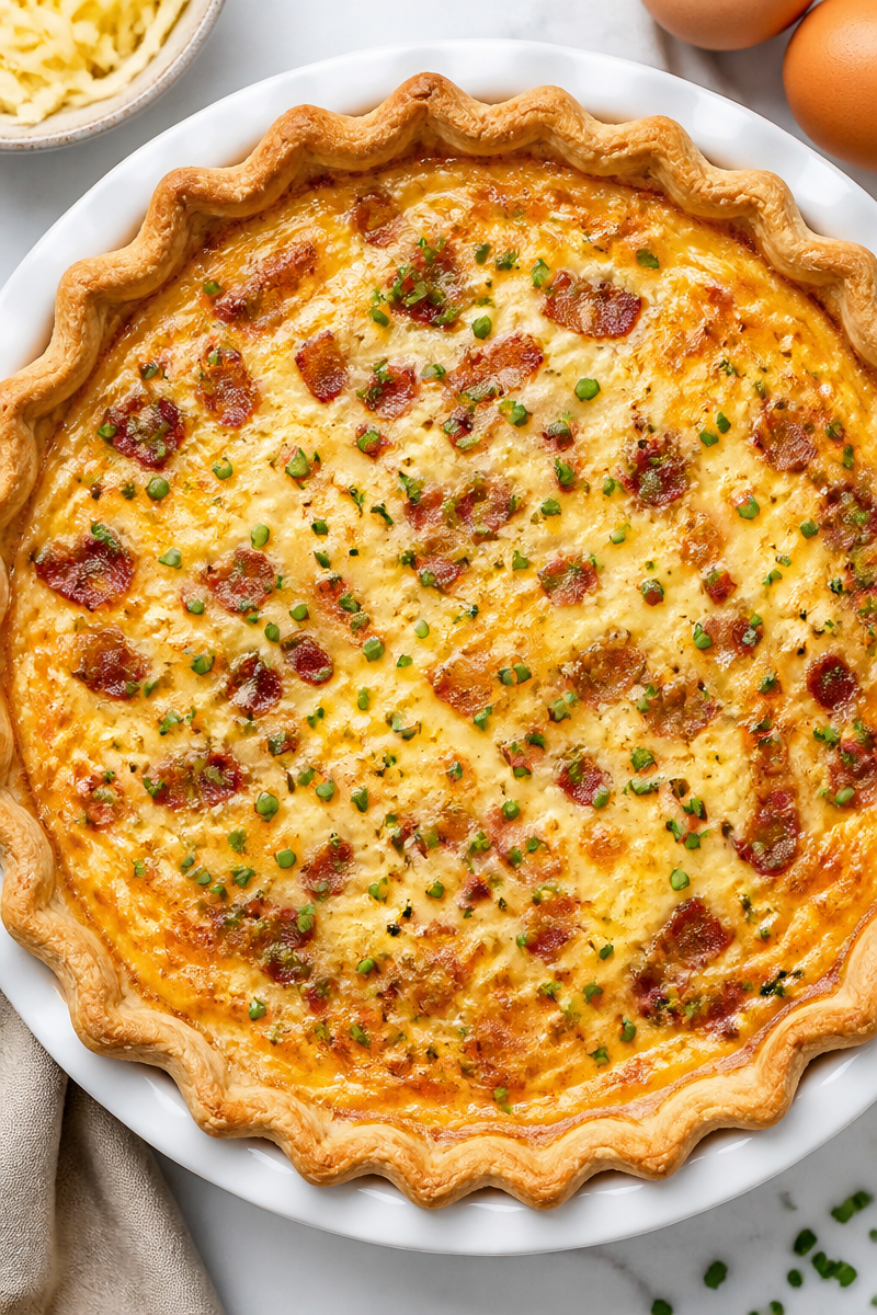 Christmas Morning Quiche Lorraine Bake Christmas Morning Quiche Lorraine Bake