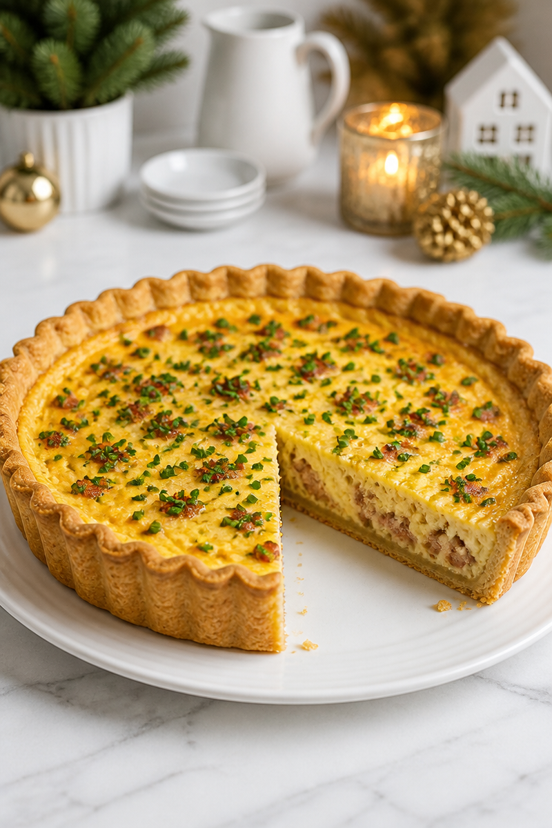 Christmas Morning Quiche Lorraine Bake Christmas Morning Quiche Lorraine Bake