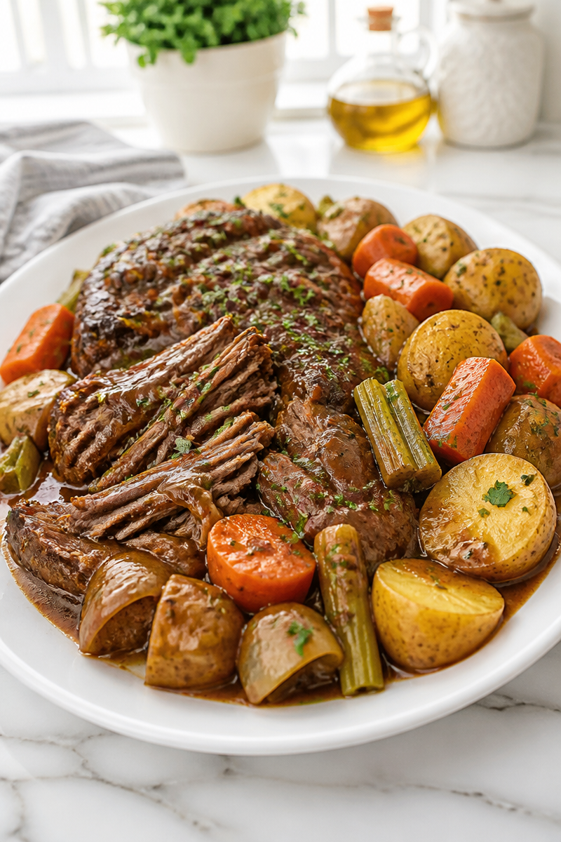 Classic Beef Pot Roast Dinner Classic Beef Pot Roast Dinner