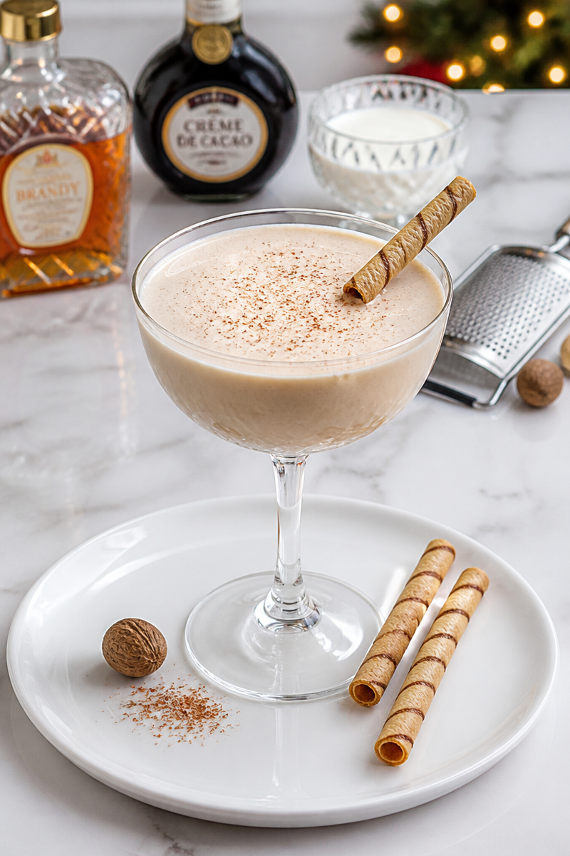Classic Brandy Alexander Holiday Cocktail Classic Brandy Alexander Holiday Cocktail
