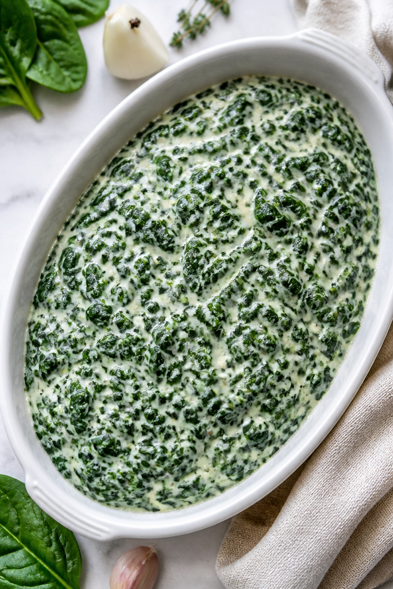 Classic Creamed Spinach Side Dish Classic Creamed Spinach Side Dish