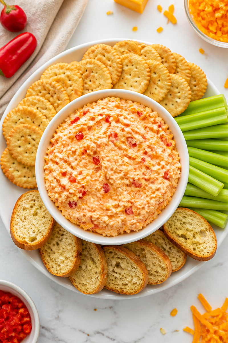 Classic Pimento Cheese Spread Appetizer