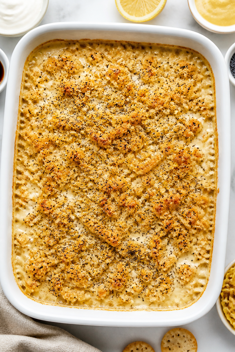 Classic Poppy Seed Chicken Casserole