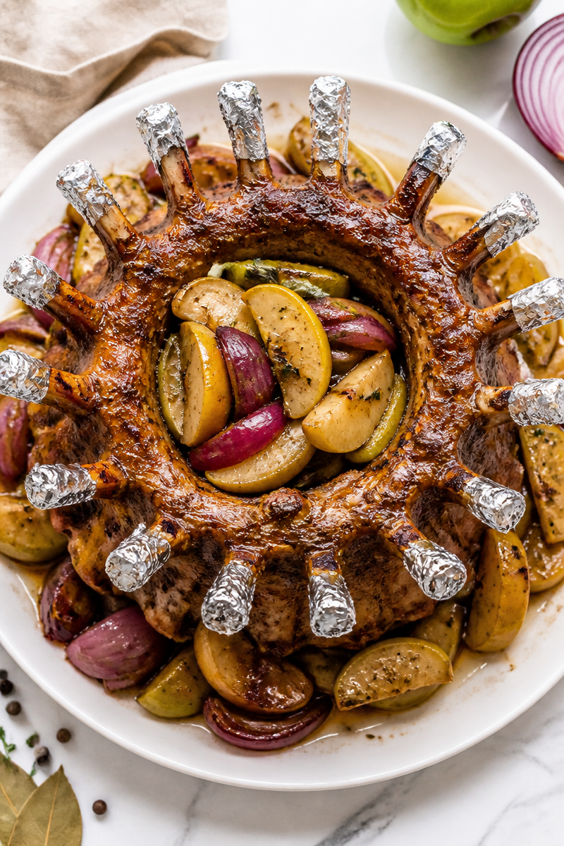 Classic Pork Crown Roast Holiday Dinner Classic Pork Crown Roast Holiday Dinner