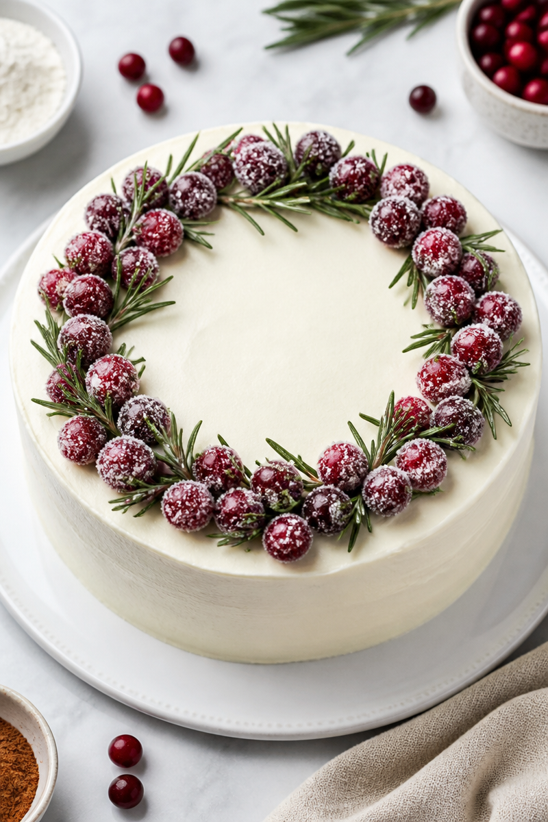Classic Red Velvet Christmas Cake Classic Red Velvet Christmas Cake