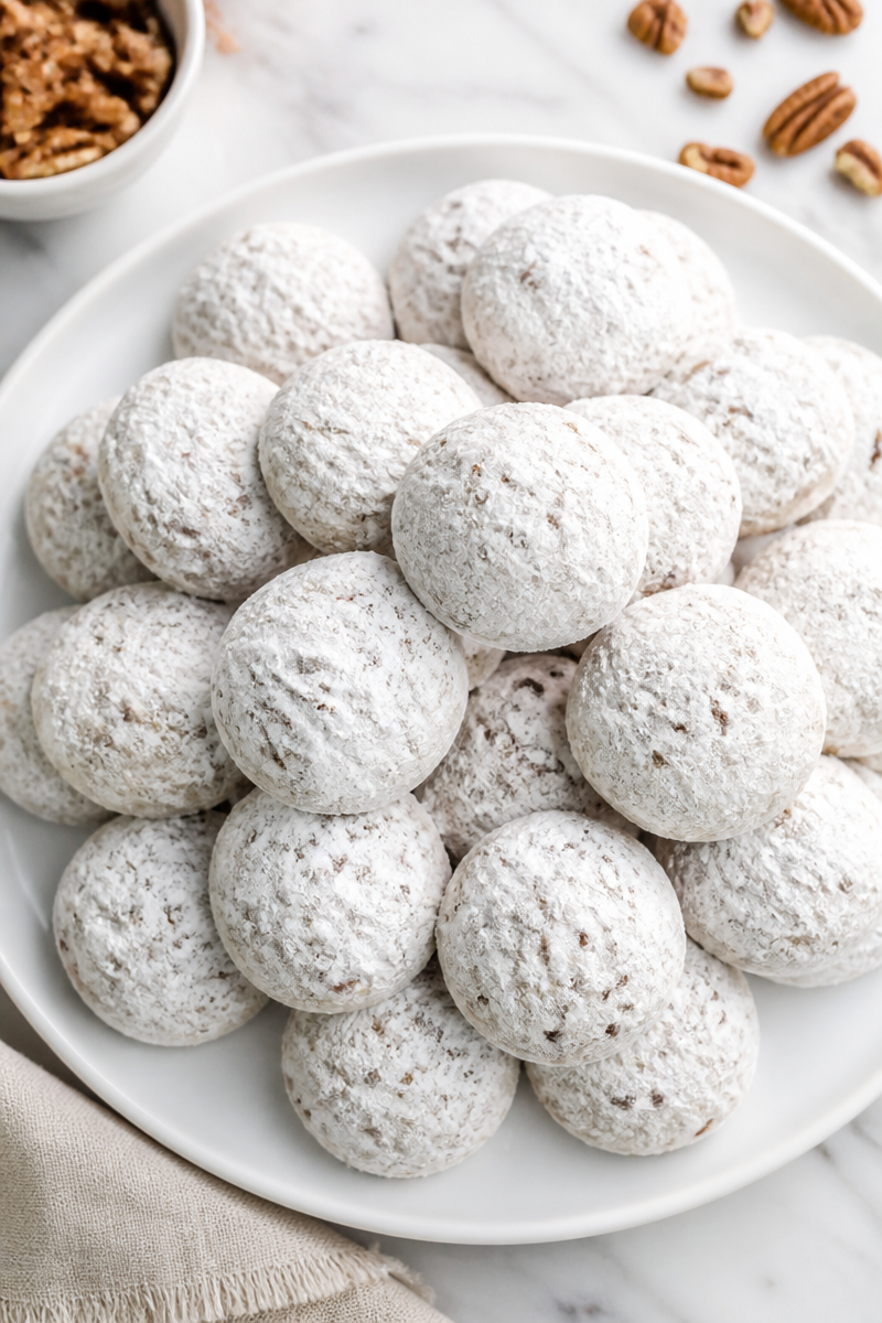 Classic Russian Tea Cake Christmas Cookie