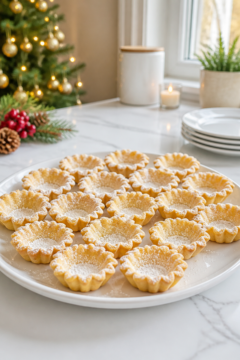 Classic Scandinavian Sandbakkels Christmas Cookie