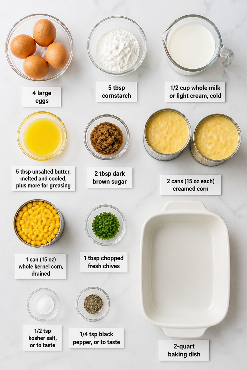 Classic Southern Corn Pudding Side
