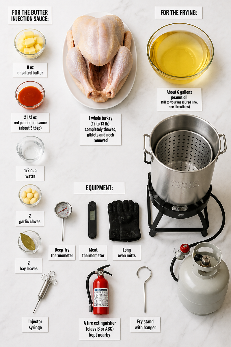 Classic Southern Deep Fried Turkey Dinner