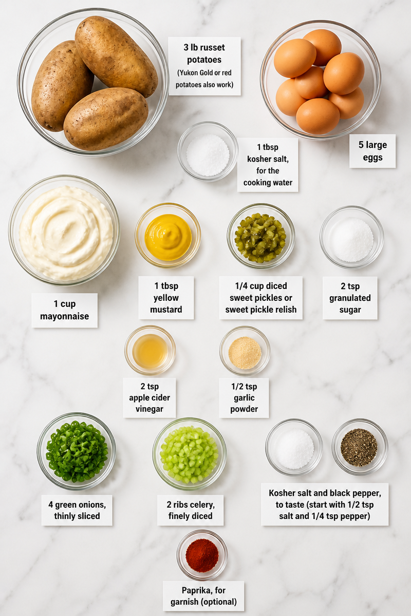 Classic Southern Potato Salad Side