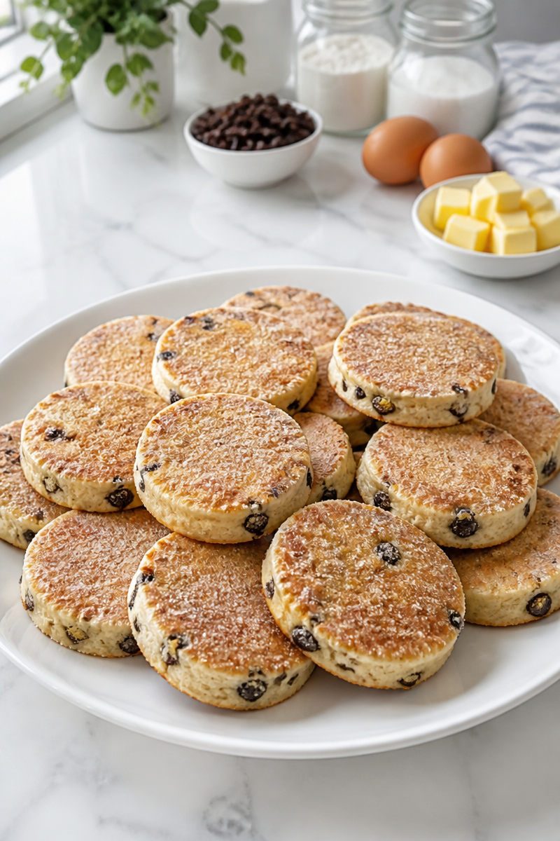 Classic Welsh Cake Griddle Cookie Classic Welsh Cake Griddle Cookie