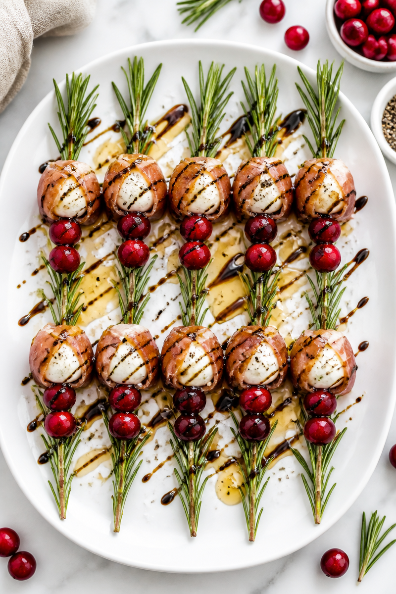 Cranberry Rosemary Skewer Appetizer Bite Cranberry Rosemary Skewer Appetizer Bite