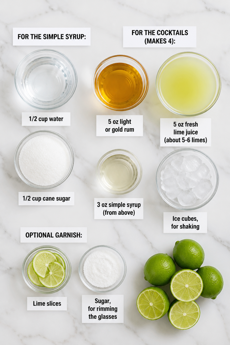 Easy Classic Daiquiri Cocktail Recipe Easy Classic Daiquiri Cocktail Recipe