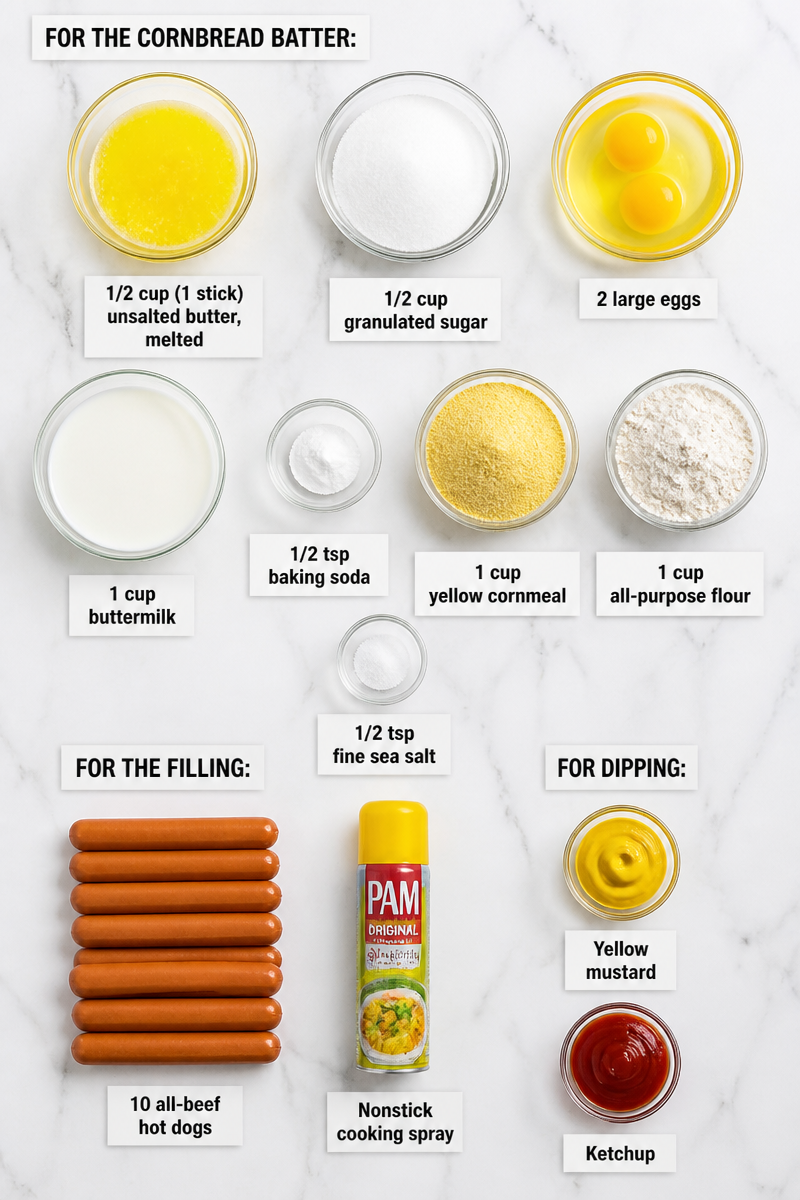 Easy Mini Corn Dog Muffin Bite