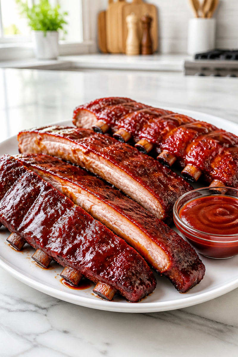 Easy Oven Barbecue Ribs Dinner Easy Oven Barbecue Ribs Dinner