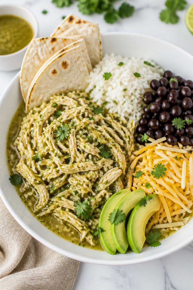 Easy Slow Cooker Salsa Verde Chicken Easy Slow Cooker Salsa Verde Chicken