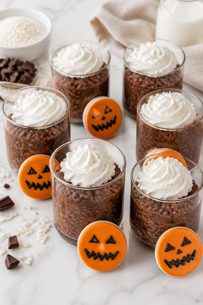 Headless Horseman Chocolate Rice Pudding