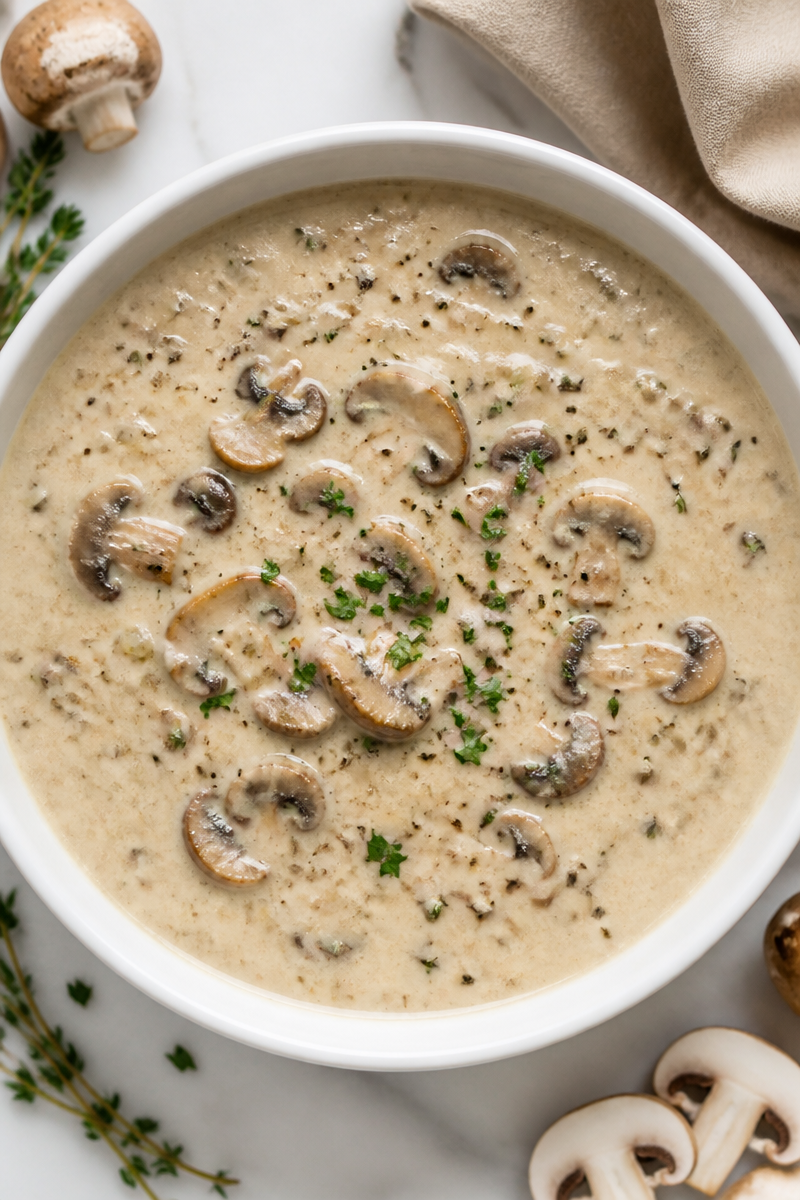 Homemade Cream Of Mushroom Soup Homemade Cream Of Mushroom Soup