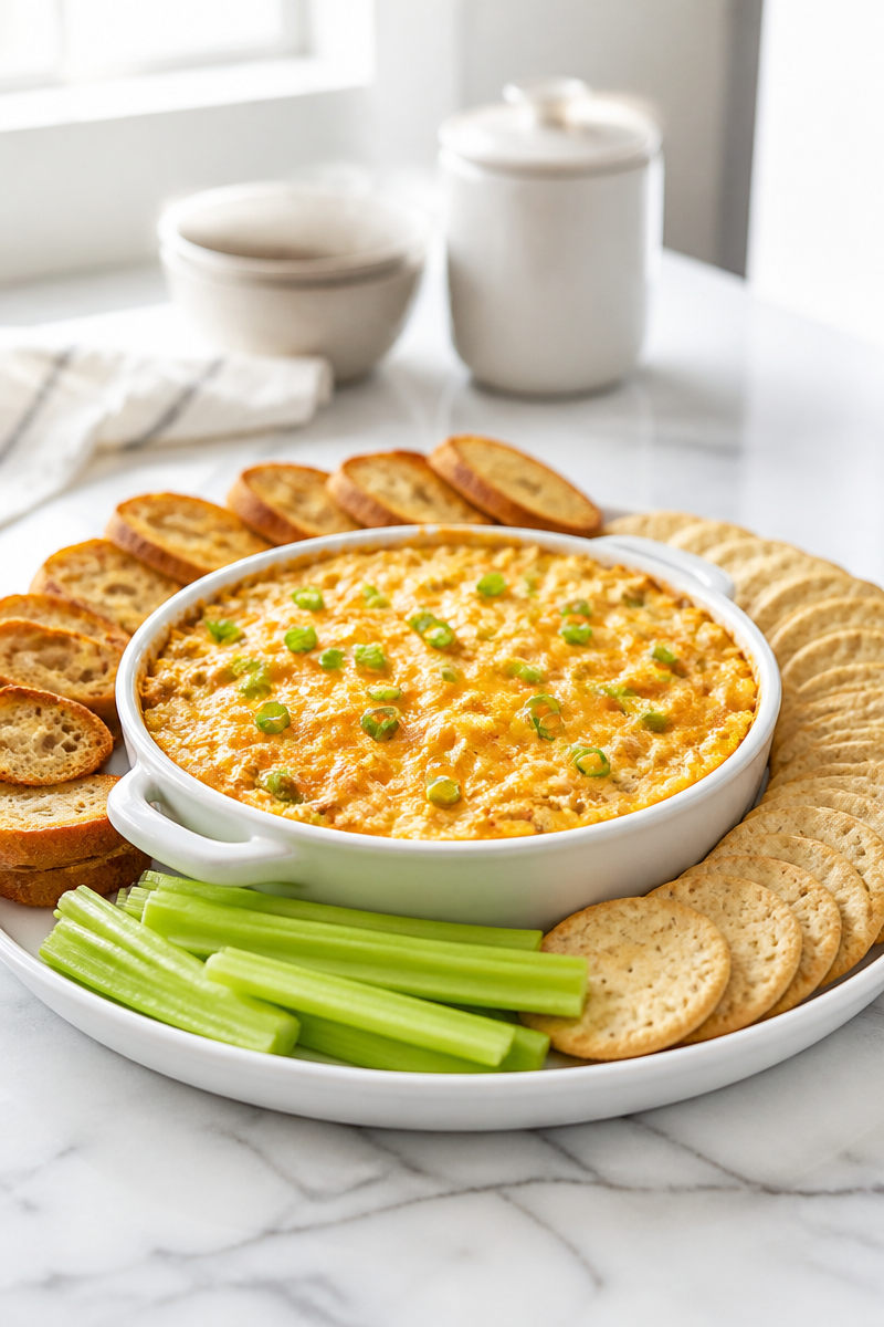 Hot Crab Dip Holiday Appetizer