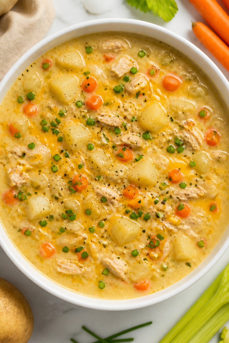 Leftover Turkey Chowder Potato Soup Leftover Turkey Chowder Potato Soup