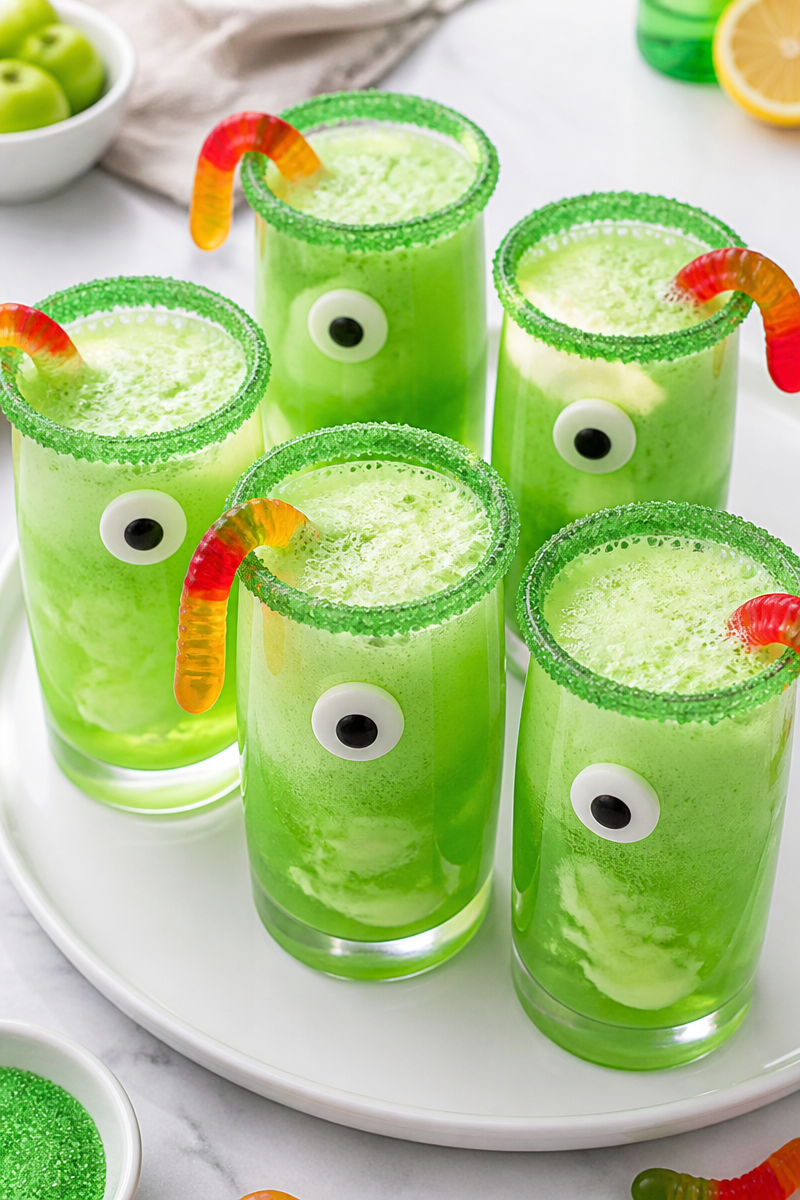 Mad Scientist Green Slime Soda