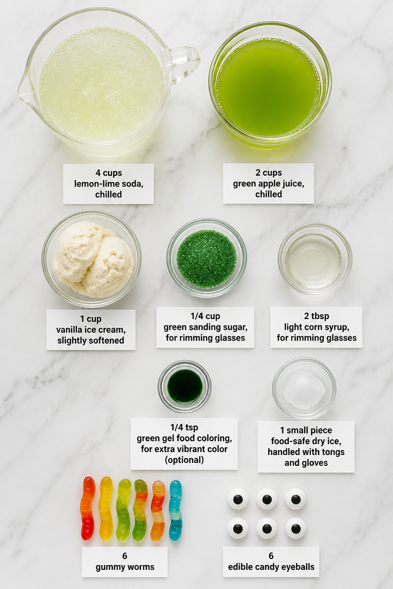 Mad Scientist Green Slime Soda
